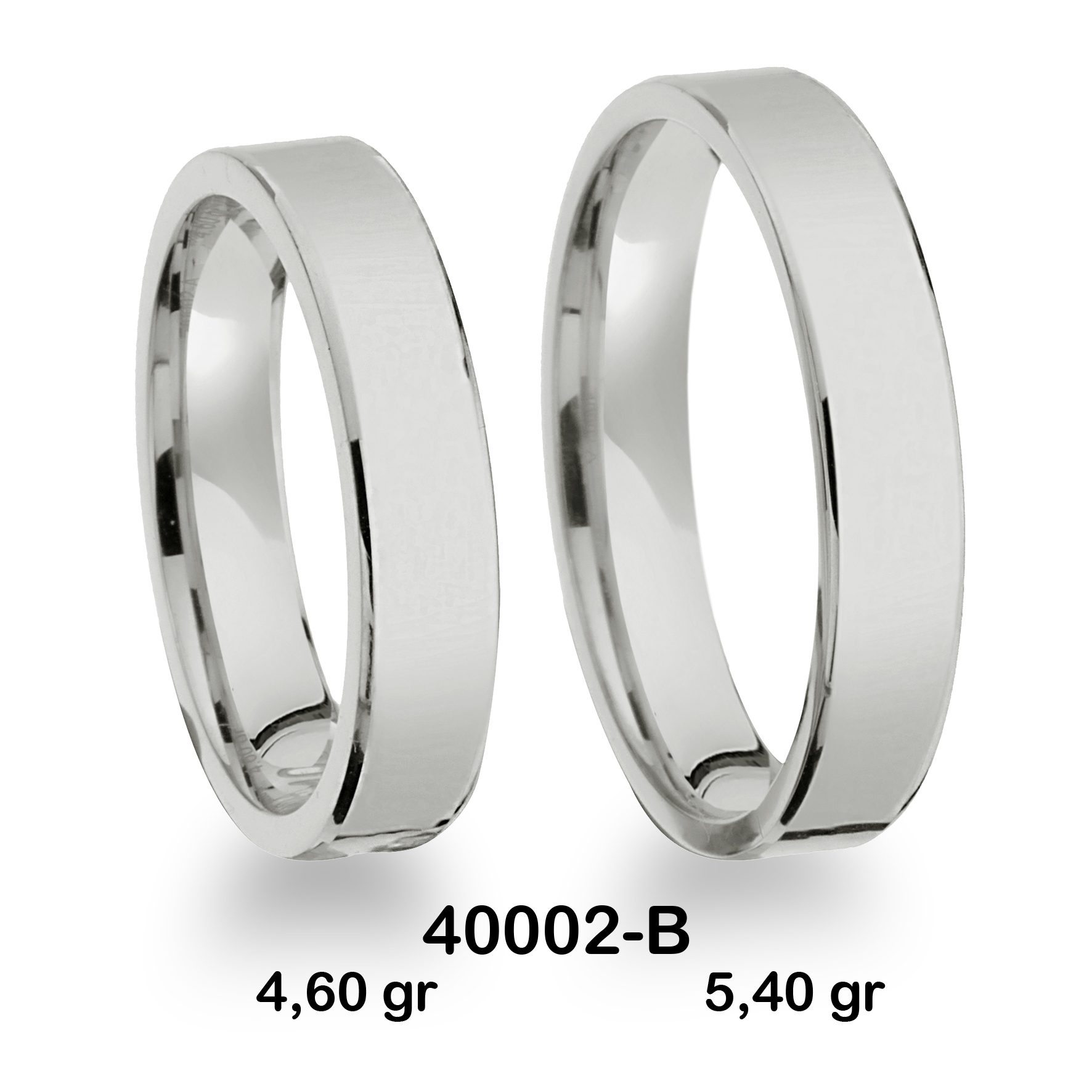 Beyaz Alyans Modeli-40002-B